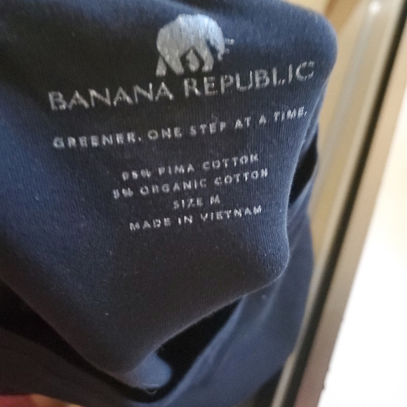 Banana Republic M Pima cotton basic fall staple long sleeve - Picture 4 of 4